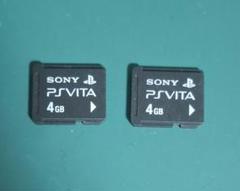 SONY PS Vita メモリーカード 4GB 2枚セット