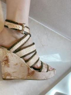 【未使用品】RENE CAOVILLA　サンダル　サイズ35.5 Jeweled Caterina Silver Sandal 35 | Rene Caovilla®