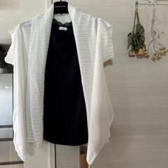 DAKS 綿麻混ボレロ風カーディガン
