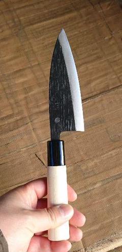 釣り好きに大人気❗切れ味最高❕【新品】魚包丁 小出刃包丁 4寸 青紙二号鋼 手打