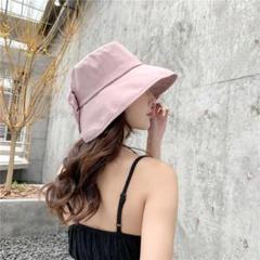 帽子 レディース リボン付き UVカット UV