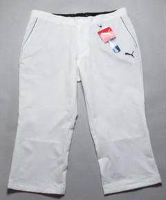新品 プーマゴルフ クウォーターレングスパンツ/メンズ/XL(W86)/白