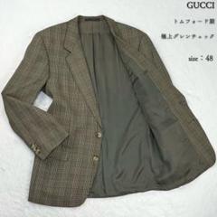 GUCCI チェック柄 テーラードジャケット GUCCI - GUCCI ツイード チェック ジャケットの通販 by CYCLE