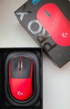 ロジクール PRO X SUPERLIGHT 赤 ワイヤレスゲーミングマウス