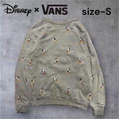 Disney×VANS ディズニーオールオーバーミッキースウェット S