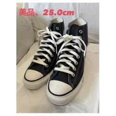 コンバース/レザーオールスター(R)HI BLACK/天然皮革のサムネイル