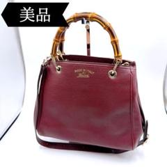 ◇グッチ◇レザー/バンブー/2WAY/ハンド/ショルダーバッグ/336032