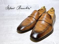 イタリア製【極美品】ステファノブランキーニ 高級 コインローファー UK6.5 イタリア製【極美品】ステファノブランキーニ 高級 コイン