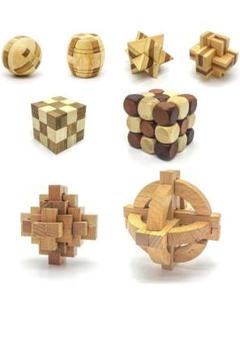 PicassoTiles 8スタイル 感覚玩具 木製バールキューブ