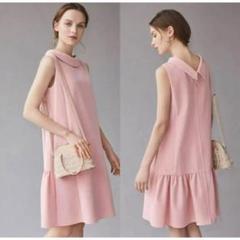新品】FOXEY NY♡フォクシー春色シフォンワンピース ペールピンク40