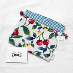 みんなが待ってた！＼再入荷待ち／人気ランキング 未使用✨FEILER フェイラー ポーチ 巾着 スウィングチェリー バッグ