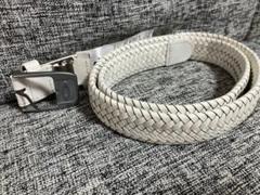 OAKLEY編み込みレザーベルト