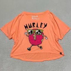 Hurley ハーレー◇クロップドTシャツ カットソー プリント マリン M
