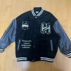 HOOKスタジャン ブラック グレー