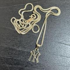NY ヤンキース 中SIZEネックレス silverの通販 by Unisex