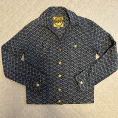 【美品】マイケルコース モノグラム デニムジャケット L 総柄 マイケルコース(MICHAEL KORS)|モノグラムデニムジャケット