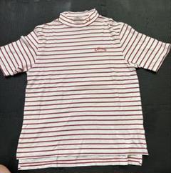 Callaway キャロウェイ モックネック Tシャツ 半袖 M ボーダー