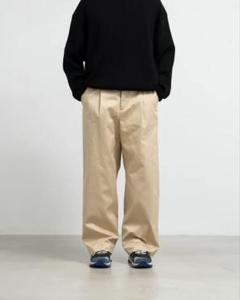 グラフペーパー ウェストポイント ワイド チノ ストレート トラウザーズ Graphpaper (グラフペーパー) Westpoint Chino Wide Straight
