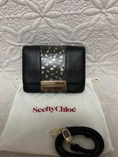 SeeByChloé レオパード柄ショルダーバッグ