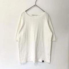 Malle マル コットン100% ホワイト 半袖 Tシャツ Fサイズ レース柄