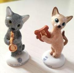セトクラフト 猫の楽団 シャムとロシアンブルーの2匹 - メルカリ