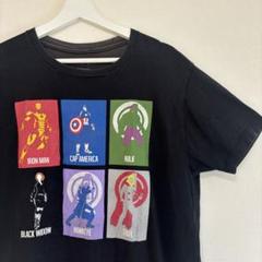 MARVEL ヴィンテージ Tシャツ フェード ブラック 黒のサムネイル