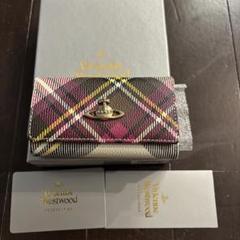 未使用【Vivienne Westwood】キーケース マルチカラー チェック