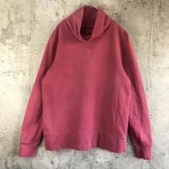 Y3586古着　トレーナー　スウェット　ピンク　無地　90s Y2K