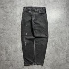 【専用】Levi's リーバイス550 RELAXED ブラック 後染め W33 00年製 “Levis 550” 後染めblack denim pants W38L30 made in