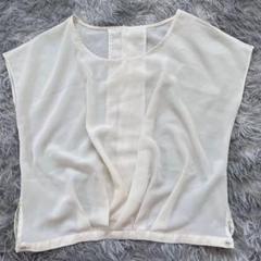 美品✨【ロペピクニック】 シフォン ノースリーブ ブラウス M