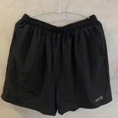 【即日発送】AKTR BASIC SHORT WIDE PANTS 黒　 L
