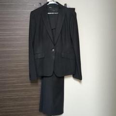 【美品】ICB パンツスーツ 42号 アイシービー レンタルスーツ｜グレーのパンツスーツ