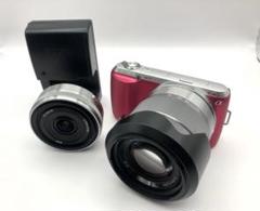 SONY NEX-C3 ダブルレンズ ピンク シャッター数5952 #C11 SONY NEX-C3 ダブルレンズ ピンク シャッター数5952 #C11