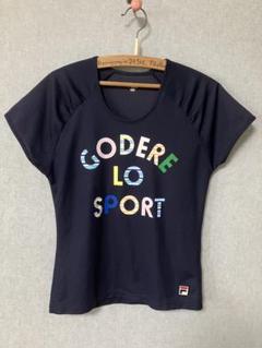 FILA テニスTシャツ ネイビー S