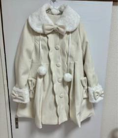 美品】エミリーテンプルキュート ベージュ 大きな襟 Aライン