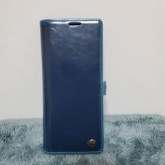 Galaxy Z Fold 5 5G ケース 手帳型 青色 Android