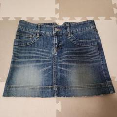 【美品】ビッキー(VICKY)　デニムミニスカート　Mサイズ　海　ハワイのサムネイル