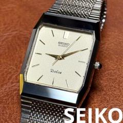 A207 希少 稼動品 SEIKO DOLCE スクエア型 80年代ヴィンテージ