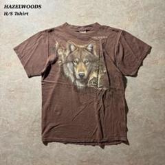 HAZELWOODSアニマルT半袖ブラウンUSA製unisex美品CBOY当時物