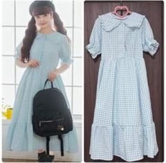 m♡petit 青木美沙子 ギンガムチェック フリルワンピース 2L ロリータ m64961497455_1.jpg?1744446382