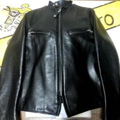 超美品‼️最新型schott641XX 42インチ SCHOTT 641XX Single Riders Jacket Cowhide Leather Black