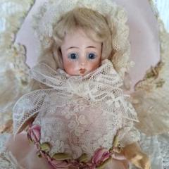 E♡ドイツアンティークビスクドール♡シモンハルビック♡ミニョネット♡18cm E♡ドイツアンティークビスクドール♡シモンハルビック