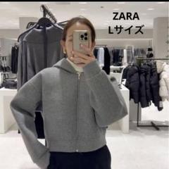 ZARA ソフトネオプレンエフェクト ボンバージャケット ZARA ソフトネオプレンボンバージャケットの通販 by nn's shop