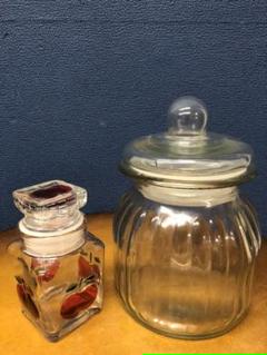 ガラス 入れ物 アンティークの中古 未使用品を探そう メルカリ