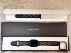 Apple Watch Nike Band Series 3 ブラックケース付き
