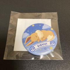 ポケモンスリープ　おやすみ缶バッジ　イーブイ　ポケスリ渋谷