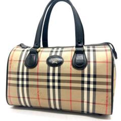 Burberrys ネイビー ノバチェック柄 バッグ　シャドーホース柄 BURBERRY バーバリー ショルダーバッグ ノバチェック シャドー