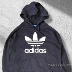 【大きいサイズ 】　ADIDAS アディダス ビックロゴ パーカー XL以上