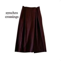 シンクロ クロッシングズ　紺スカートスーツ【 未使用品 】 170-402412230019_1.jpg