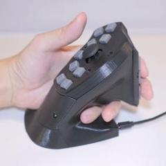 マウスと使うコントローラー PC用据置ゲームパッド FPSゲーミング左手デバイス